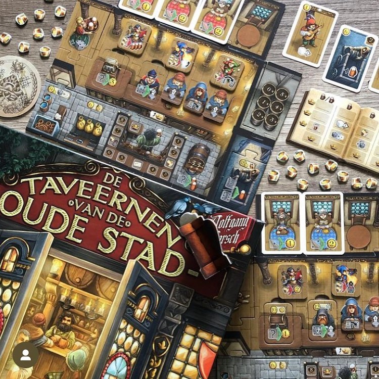 De taveernen van de oude stad