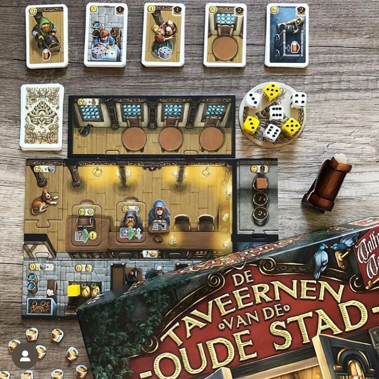 De taveernen van de oude stad